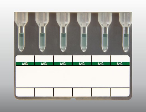 Matrix AHG Coombs Test Card